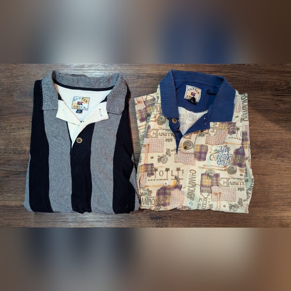Cutter & Buck Vintage Golf Polos - Lot of 2